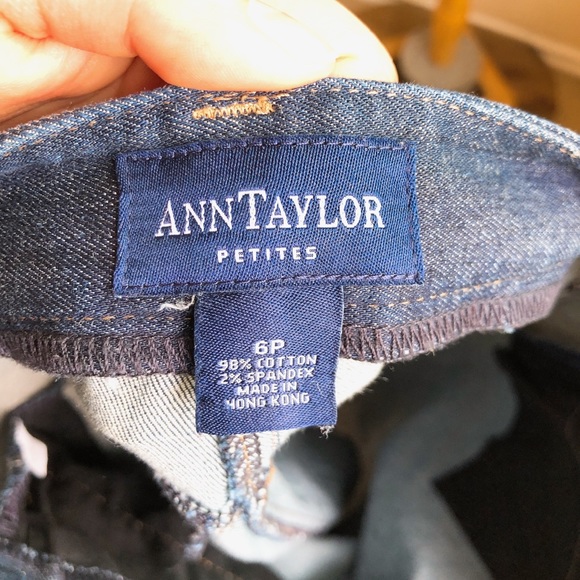 Ann Taylor Petite Denim Pencil Skirt - Picture 4 of 4